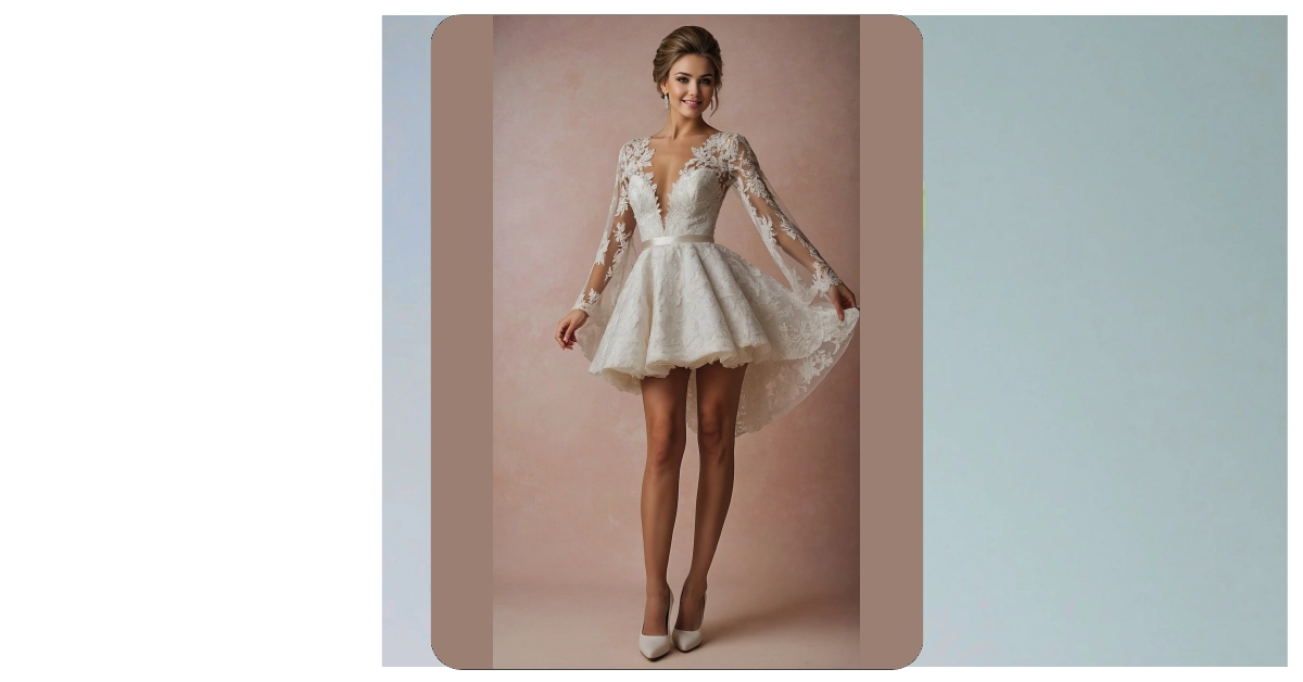 Embrace Your Second Chapter: 7 Short Wedding Dress Ideas for the Classy Reception