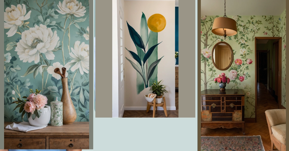 Step Up Your Decor Game with 8 Hand-Painted Wall Patterns!**  
**